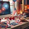 4th of July Gnomes Decorations, Set of 2 Hand-Painted Resin Patriotic Gnome Figurines, 4-Inch American Flag Stars & Stripes Decor for Independence Day Tabletop, Shelf & Home Display